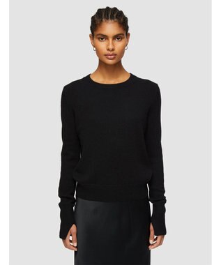 JOSEPH 【FOUNDATIONS】ライトピュアカシミヤ　ラウンドネックニット Black