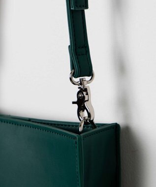 WEGO PUスクエアショルダー ダークグリーン