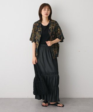 CRAFT STANDARD BOUTIQUE レーヨン総柄シャツ Paisley