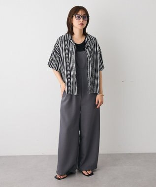 CRAFT STANDARD BOUTIQUE レーヨン総柄シャツ Stripe