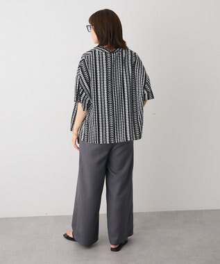 CRAFT STANDARD BOUTIQUE レーヨン総柄シャツ Stripe