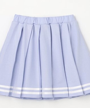 ANY KIDS 【洗濯機可能/吸汗速乾】ドライタッチ プリーツスカパン サックスブルー