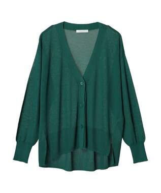 Green Parks さらっと　Ｖネックカーディガン Green
