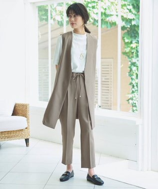 ANY 【洗濯機可能/セットアップ対応】イージケアスタイルアップジレ ライトモカ