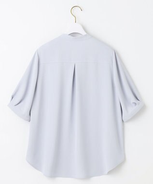 ANY SIS 【洗える】ヨークレース ブラウス ライトブルー