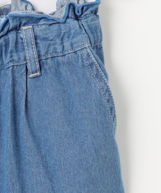 ANY KIDS デニム ガウチョ ブルー