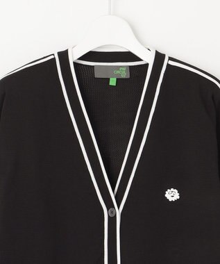 PW CIRCULUS 【WOMEN】ライン カーディガン ゴルフウェア レディース ブラック系