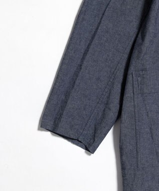 LENO DUNGAREES ATERIER COAT《UNISEX》/ ダンガリーアトリエコート INDIGO