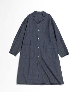 LENO DUNGAREES ATERIER COAT《UNISEX》/ ダンガリーアトリエコート INDIGO
