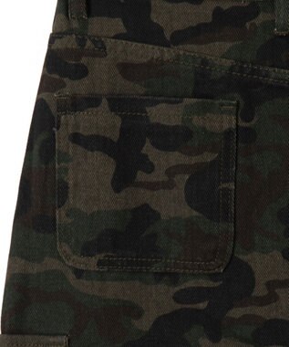 WEGO カモフラジップカーゴスカート カーキ