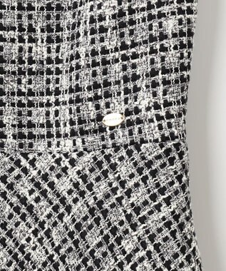 TOCCA 【洗える】SHARBET TWEED ドレス モノトーン系