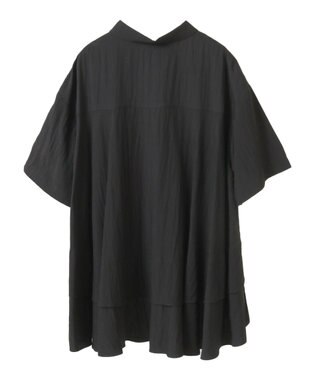 YECCA VECCA 【接触冷感】裾バルーン切替デザインヘムシャツ Khaki