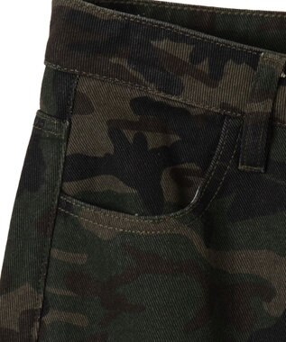 WEGO カモフラジップカーゴスカート カーキ