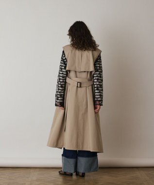 GRACE CONTINENTAL パーカーコンビトレンチ ベージュ