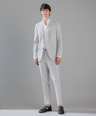 JOSEPH HOMME スムーススラブストレッチ  /  CITY ライトグレー系