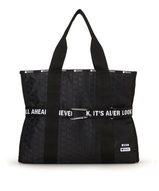LeSportsac MSGM LG BOAT TOTE/ボートトートブラックジャカード ボートトートブラックジャカード