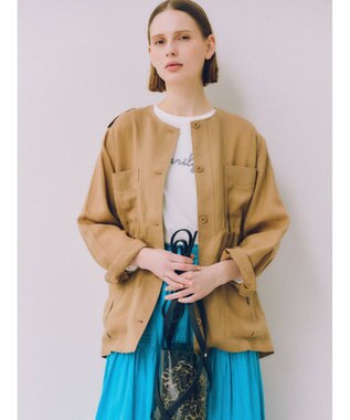 Te chichi ノーカラーサファリジャケット《2026 spring catalog item》