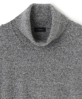 JOSEPH HOMME ピュアカシミヤ　タートルネックニット ライトグレー系