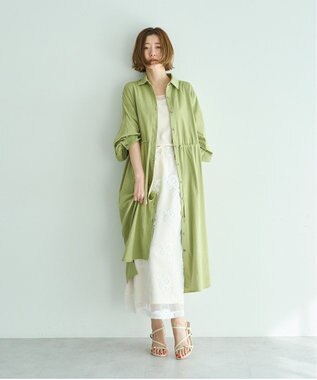 YECCA VECCA チュールMIXリブインナー Ivory