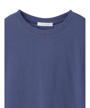 Green Parks 布帛レイヤー半袖チュニック Blue