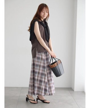 Te chichi 14GミドルVネックカーディガン《2026 SUMMER LOOK item》 ブラック