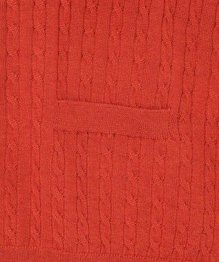 J.PRESS LADIES 【洗える】KNIT BASIC ミドル カーディガン オレンジ系