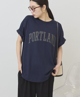 AMERICAN HOLIC PORTLAND裾ラウンドTシャツ