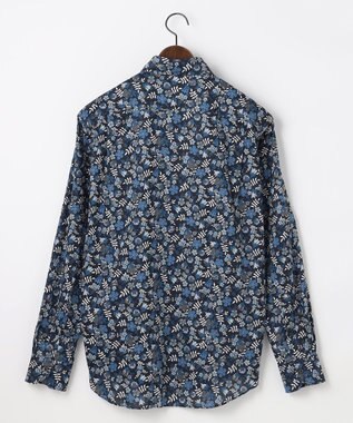 JOSEPH ABBOUD 【ジョセフ・アブード氏セレクト・英国LIBERTY社】リバティ シャツ ネイビー系6