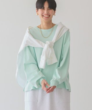 AMERICAN HOLIC 袖ボリュームカットプルオーバー Green