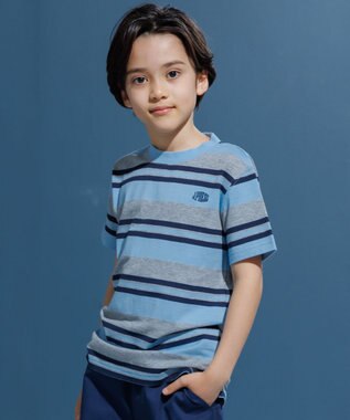 J.PRESS KIDS 【100-130cm】マルチボーダー 半袖Ｔシャツ