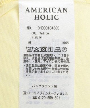 AMERICAN HOLIC 袖ボリュームカットプルオーバー Yellow