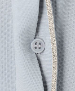 ICB 【洗える】 コンパクトモクロディ バンドカラーカットソー サックスグレー系