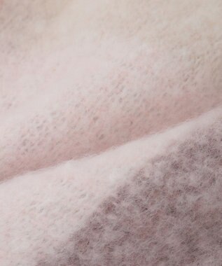 earth music&ecology ブロックチェックマフラー Pink