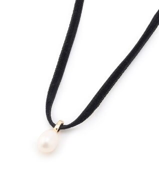 TOCCA TIED WITH PEARL NECKLACE ネックレス ブラック系