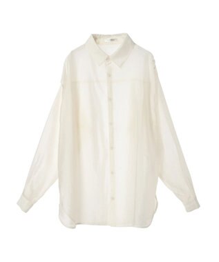 Green Parks ショルダースリット２ＷＡＹシャツ Off White