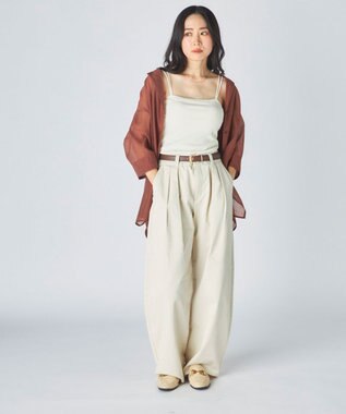 OP／FILA 【Ocean Pacific】カップ付きキャミソール アイボリー