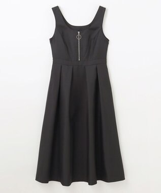 GRACE CONTINENTAL ツイルタックワンピース ブラック