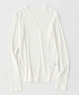 uncrave シアー クルーネックカットソー ホワイト