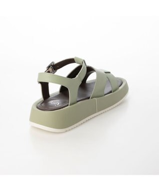 ing <ing>ボリュームソールグルカサンダル グリーン