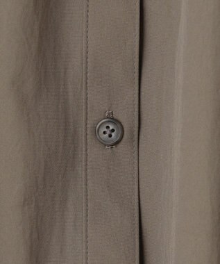 J.PRESS LADIES L 【洗える】RENUソフトタイプライター シャツ ワンピース モカ系