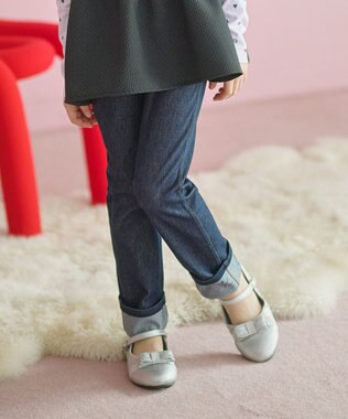 組曲 KIDS 【150-160㎝】ハートデニムニット パンツ