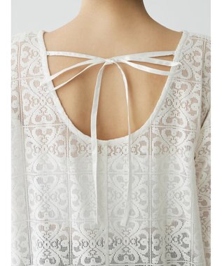 Green Parks AnriettMusee レースロングワンピース Off White