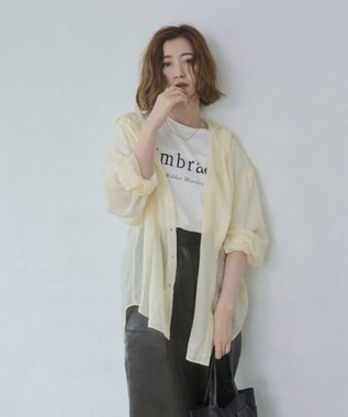 WEGO 【2026春夏新作】接触冷感プリントロゴT オフホワイト