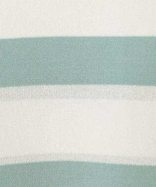 ANY SIS 【アイスタッチ】フレンチスリーブ ニット オフベース×ミント