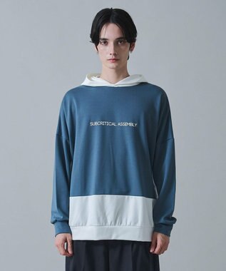 WEGO ドルマンポンチプルパーカー ブルー