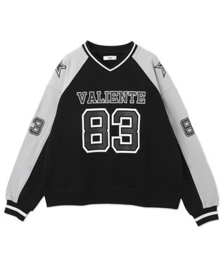 WEGO ナンバリングビッグスウェット ブラック