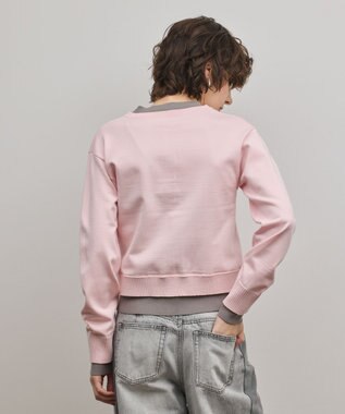 GRACE CONTINENTAL レイヤード風ニットカーディガン ピンク