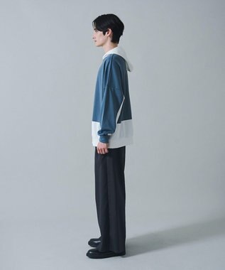 WEGO ドルマンポンチプルパーカー ブルー