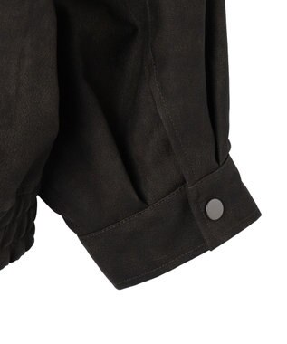 WEGO 【ユニセックス着用ITEM】エコレザー2WAYフライトジャケット 柄1