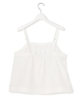 23区 【先行予約】シアーエンブロイダリー キャミソール コンビ Tシャツ ベージュ系